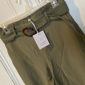 NWT LC lauren conrad green pants
